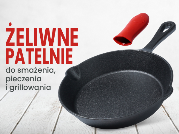 Patelnie żeliwne
