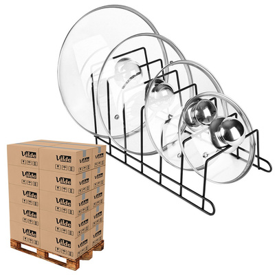 Lid Organiser Metal Black (pallet of 240 pcs)