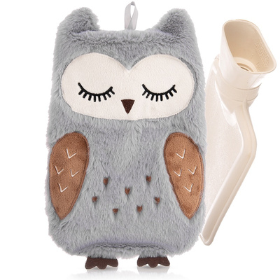 Termofor w pokrowcu szary SOWA 600 ml