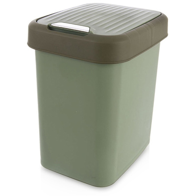 Bin Plastic Green 12 l