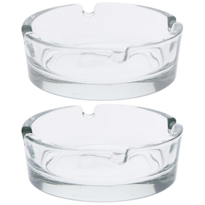 Ashtray Glass 8 cm 2 pcs