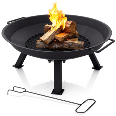 Palenisko ogrodowe z uchwytami pogrzebaczem 56 cm