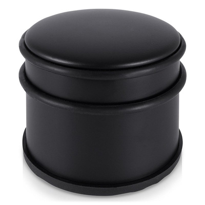 Stoper do drzwi stalowy czarny 9 cm