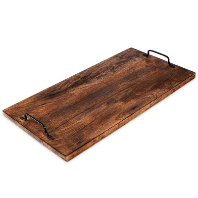 Serving Tray Wooden with Handles 56x29.6 cm