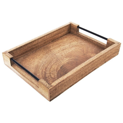 Serving Tray Wooden MANGO 35.5x25.5x5.5 cm