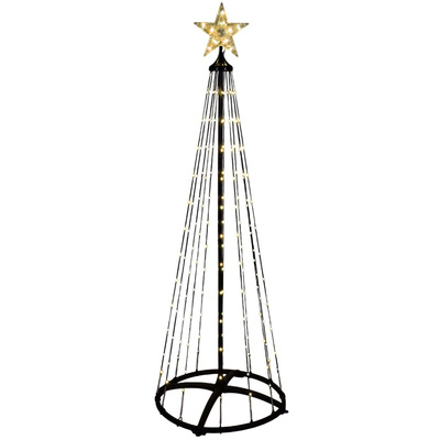 Choinka świecąca stożek zewnętrzna 150 cm