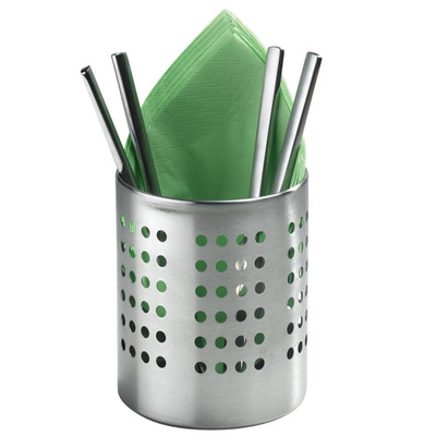 Utensil Holder Silver