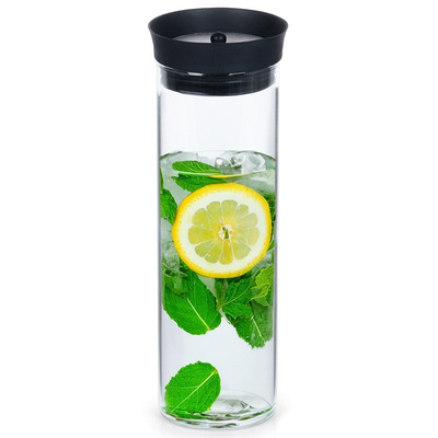 Carafe Glass with Lid 1 l