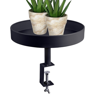 Plant Stand Metal Black 28 cm