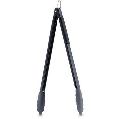 BBQ Tongs Steel Black 51 cm