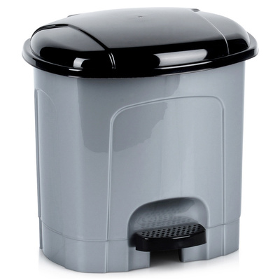 Bin with Pedal Plastic Gray 3 l