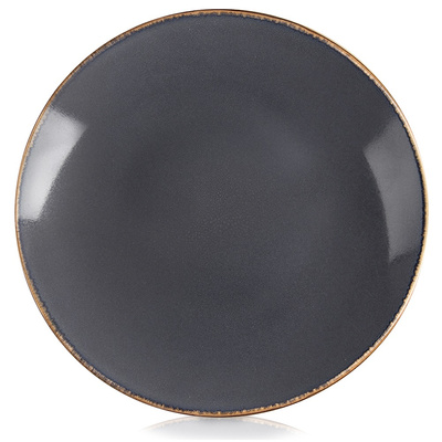 Dinner Plate Ceramic Gray 27 cm