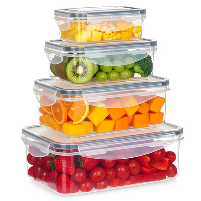 Food Containers with Lid and Gasket 4 pcs