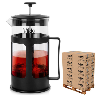 French Press Coffee Maker Glass 1 l (pallet of 192 pcs)