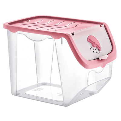 Vegetable Storage Container with Lid Pink 12 l
