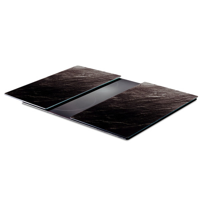 Chopping Board and Induction Hob Protector Glass 60x52 cm 2 pcs