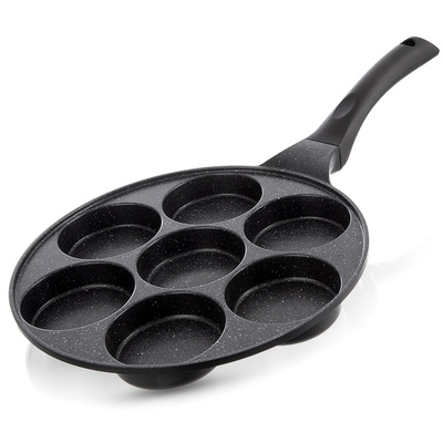 Egg Pan Granite 7 Holes GRANDE 27 cm