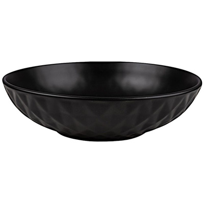 Soup Bowl Ceramic Black SOHO 20 cm, 1 l