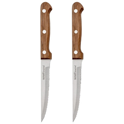 Steak Knives Steel TERRESTRIAL 21.5 cm 2 pcs