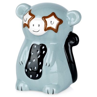 Piggy Bank Ceramic Monkey