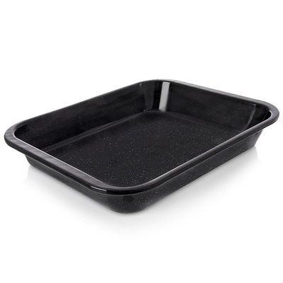 Baking Tray Enamel Rectangular Deep 31x25x4.5 cm