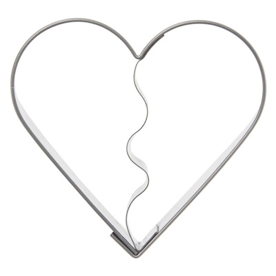 Cookie Cutter Steel Heart 5.5 cm