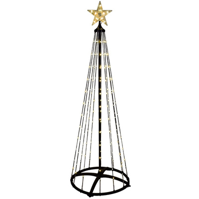 Choinka świecąca stożek zewnętrzna XXL 550 LED 300 cm