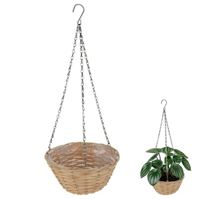 Hanging Planter Wicker 25x14 cm