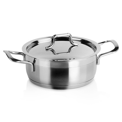 Pot Steel with Lid ANETT 16 cm, 1.2 l