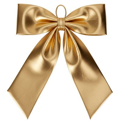Decorative Bow Gold XXL 68x80 cm