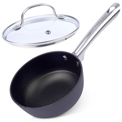 Saucepan Cast Iron with Glass Lid ATLAS 16 cm, 1 l