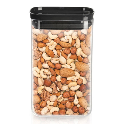 Dry Food Storage Container with Lid and Gasket Square 1.4 l