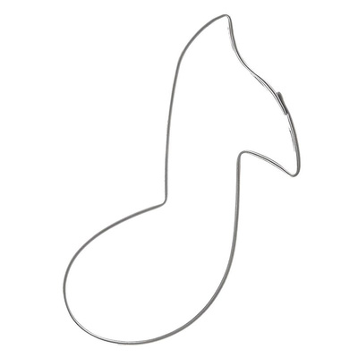 Wykrawacz do ciastek stalowy nutka 7 cm