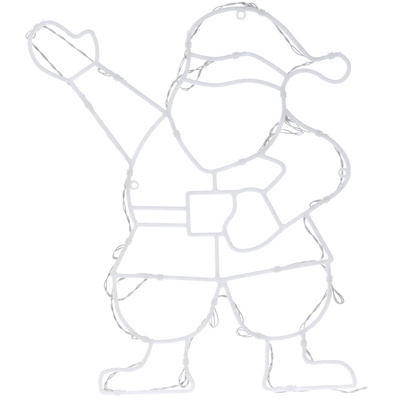 Window Lights Santa Claus 24 LED 34x42 cm