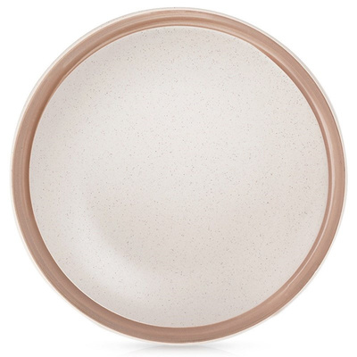 ARTHENA BEIGE 20.5 cm beige ceramic dessert plate