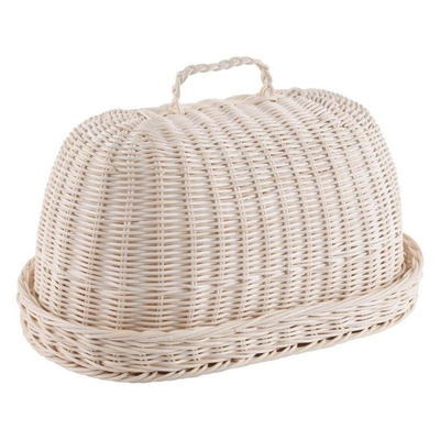 Bread Bin Rattan 40x22x25 cm