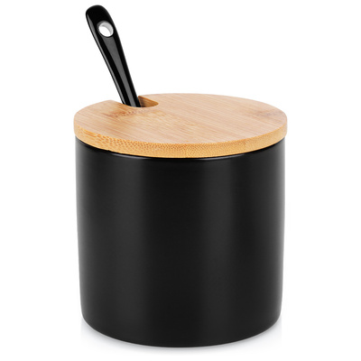 Sugar Bowl Ceramic Black