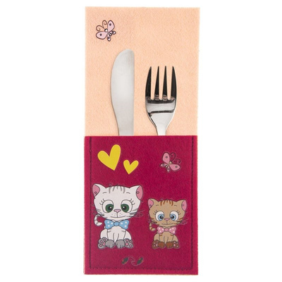 Cutlery Pouch KITTEN 21x9 cm