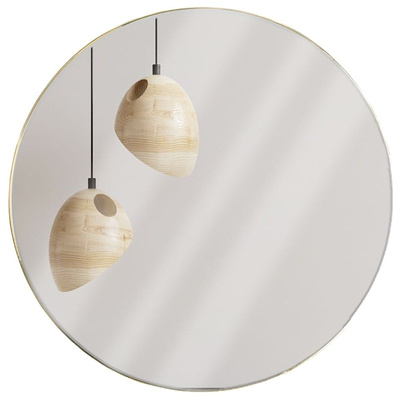 Wall Mirror Golden Round 55 cm