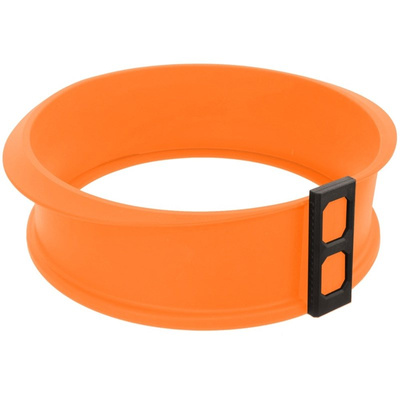 Springform Silicone with Glass Bottom Orange SILLINIE 23,5 cm