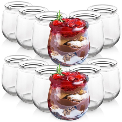 Pudding Glass Jar 300 ml 12 pcs