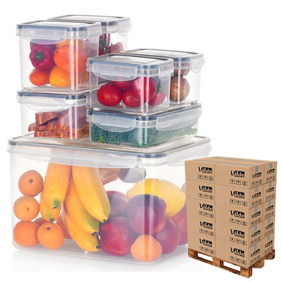 Food Container with Lid and Gasket 7 pcs (pallet of 90 pcs)