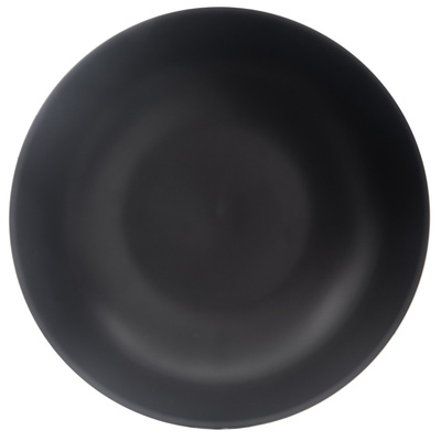 Talerz obiadowy głęboki ceramiczny czarny 20,5 cm, 800 ml