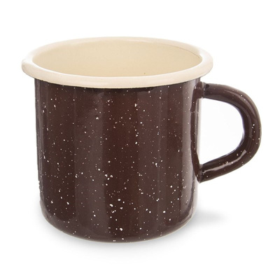 Mug Enamel Brown BROWN 400 ml