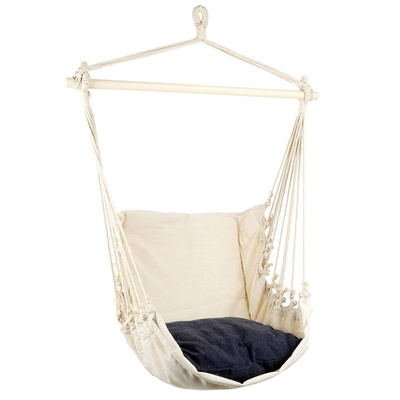 Hammock Chair Beige with Cushion