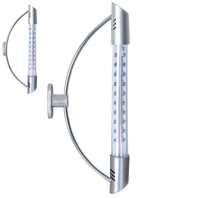 Outdoor Thermometer Silver 24 cm