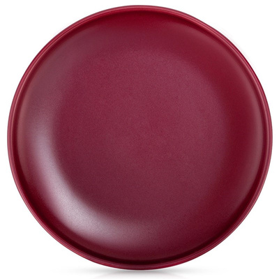 Dessert Plate Ceramic Maroon SOHO 20.5 cm