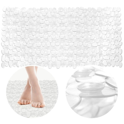 Non-Slip Shower Mat Transparent 70x35 cm