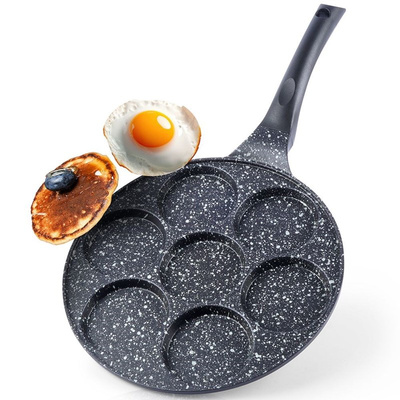 Egg Pan Granite 7 Holes GRANDE 27 cm