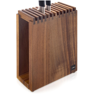 Knife Block with Compartments Wooden